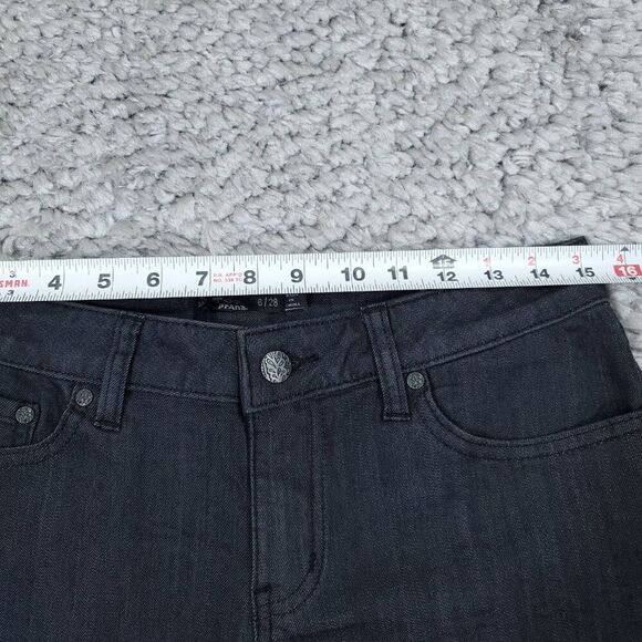 Prana Kara Rolled Skinny Jeans Denim Gray Size 6 28 Stretch Cuffed Low Rise - Picture 10 of 12